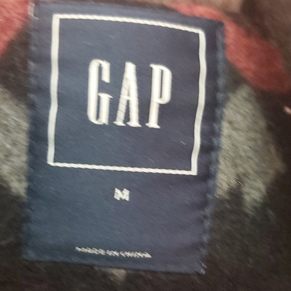 Gap - Vintage RARE Aztec Printed Pea Coat with Toggle Buttons - Picture 2 of 5